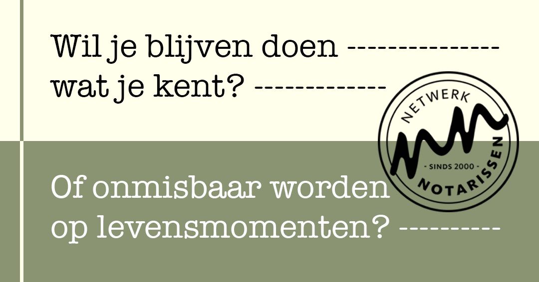 Boedelaar gezocht