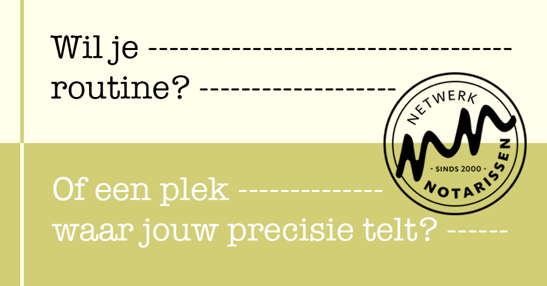 Notarieel medewerker personen- en familierecht