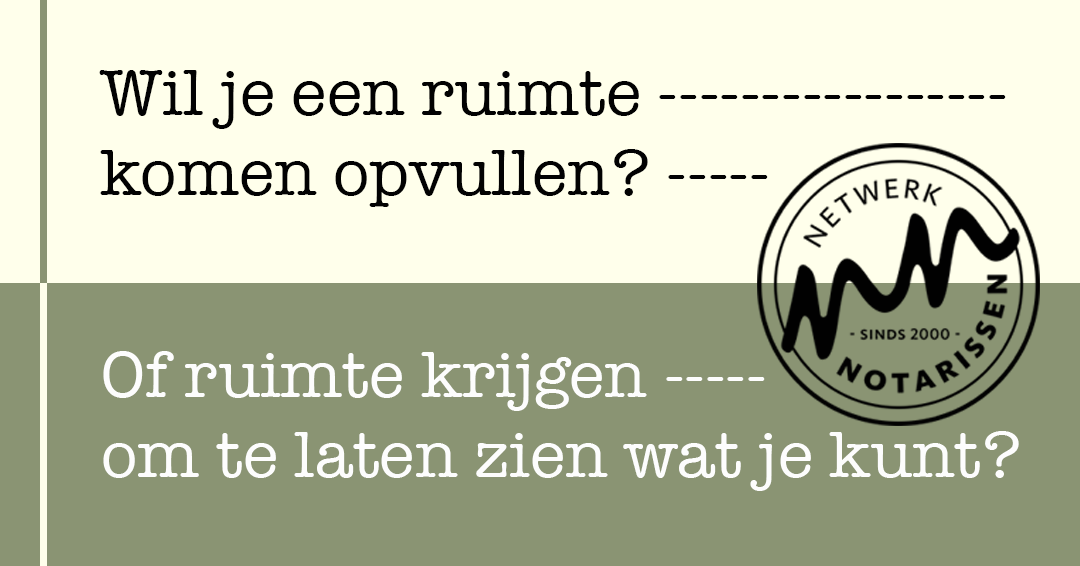 Klerk/Paralegal/Notarieel professional